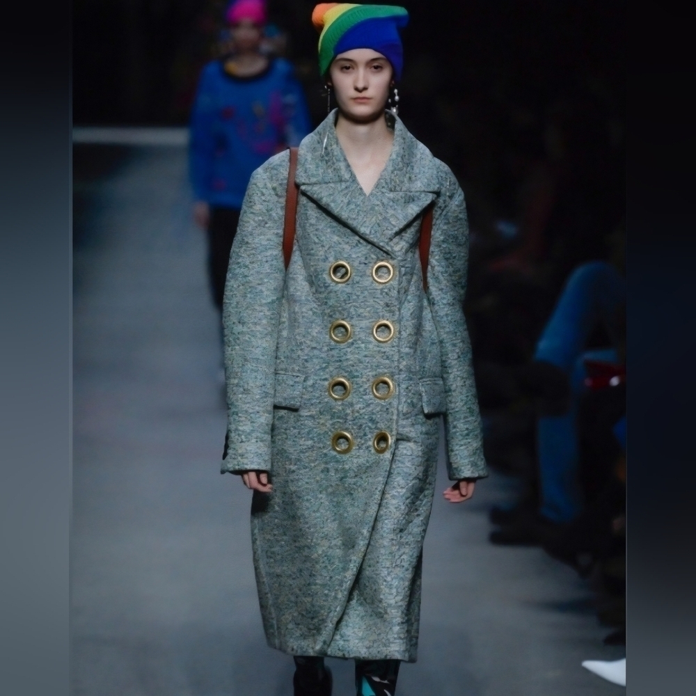 Burberry Cashmere Double Breasted Long Coat US Size 2